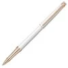 Caran D’Ache Leman Slim White/Rose Gold Rollerball Pen -Office Supplies Store white rose gold rb 1